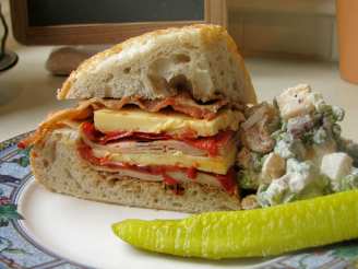 Turkey, Bacon and Havarti Sandwich
