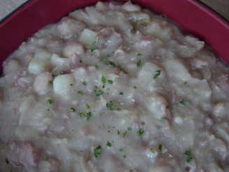 Bean, Potato and Sauerkraut Soup