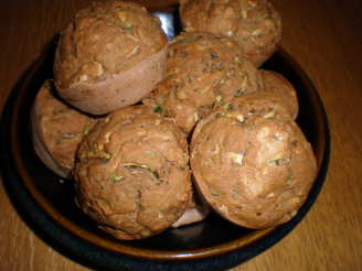 Savory Basil Zucchini Muffins