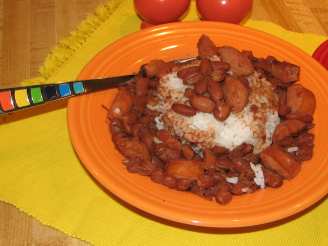 Very Slow Cooking Red Beans and Rice