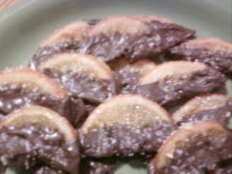 Candied Orange Slices Dipped in Chocolate
