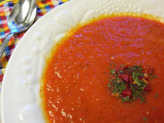 Tomato and Roasted Red Pepper Soup