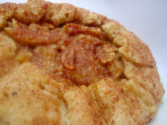 Apple Crostata With Caramel Sauce