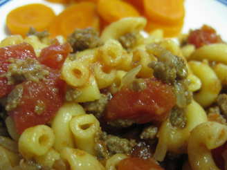 Quick Beef With Macaroni