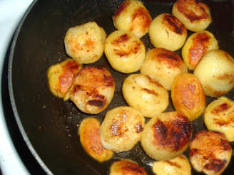 Caramelized Canned Potatoes