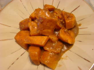 Curried Sweet Potatoes in Coconut Milk