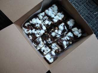 Chewy Rocky Road Brownies