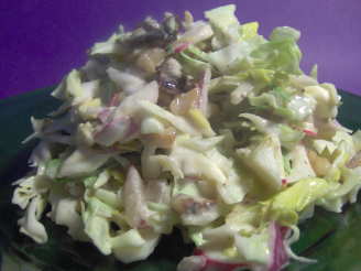 Cranberry-Walnut Cabbage Coleslaw