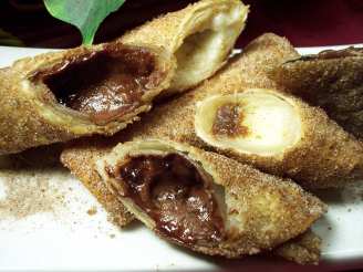 Deep-Fried Cheesecake Spring Roll Wrapper