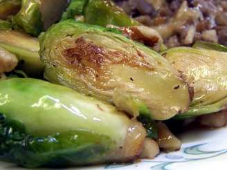 Sweet Maple Roasted Brussels Sprouts