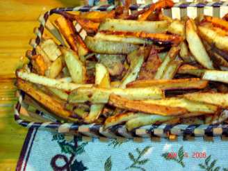 Spicy Oven-Baked French Fries