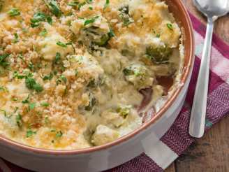 Smoked Gouda Brussels Sprouts Gratin