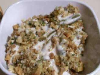 Creamy Green Beans and Stuffing Casserole
