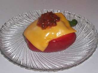 Stuffed Red Bell Peppers With Tuna
