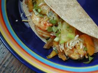 Soft Shrimp Tacos With Tropical Salsa