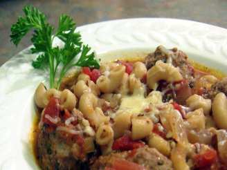 Meatball and Macaroni Stew (Low Fat/Low Cal)