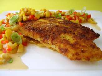 Southern-Cornmeal Crusted Catfish With Crunchy Corn Relish