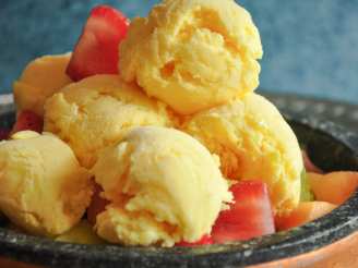 Luscious Silky Mango Ice Cream