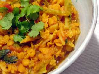 Lentil, Cabbage and Tomato Dal
