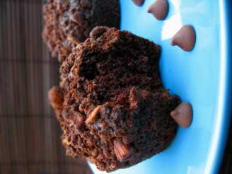 Cocoa Applesauce Muffins