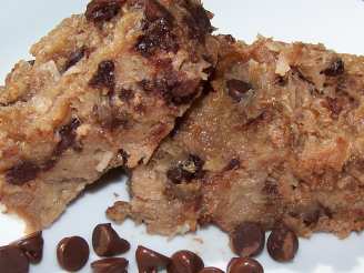 Chocolate Chip and Coconut Bread Pudding