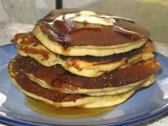 Cinnamon Applesauce Breakfast Pancakes