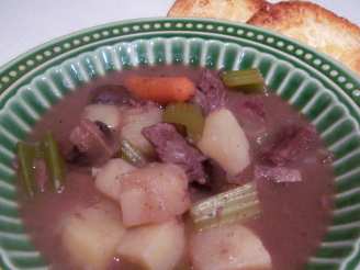 Oven Stew With Burgundy Wine (Diabetic)