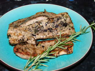 Grill Pork  With Rosemary and Lavender