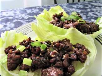 Korean Skillet Beef Lettuce Wraps