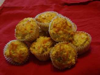 Cheesy Bacon Cheddar-Topped Muffins
