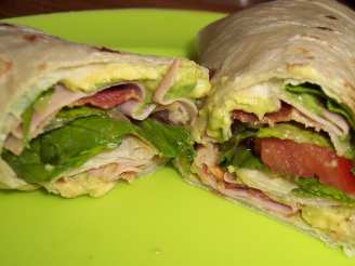 Turkey, Bacon & Guacamole Wrap