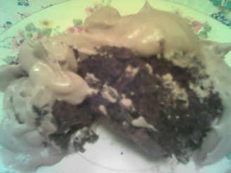 White Chocolate Truffle and Chocolate Fudge Layer Cake