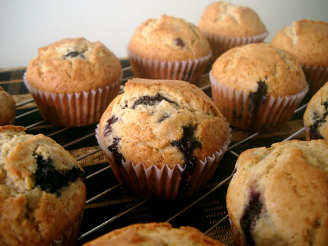 Healthy Berry Blue Muffins