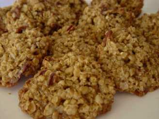 Oatmeal-Pecan Lace Cookies
