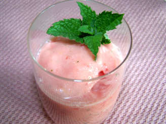 Watermelon Yogurt Mint Smoothie