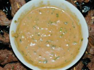Peanut Dipping Sauce With a Kick