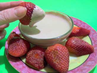 Spicy Cocoa Cream and Strawberries