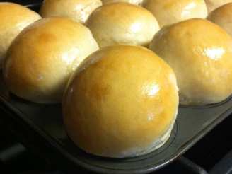 Mom's Homemade White Bread Rolls (Or Loaves)