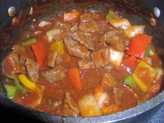 Mexican Style Beef in Sauce
