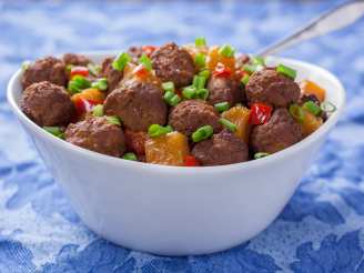 Easy Crock Pot Sweet and Sour Meatballs