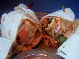 Barbecue Ranch Club Wraps