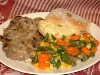 Smothered Cube Steak With Mushrooms-N-Gravy