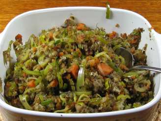 Vegetable Stuffing for Cornish Game Hens