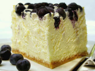 Philadelphia Blueberry Crown Cheesecake