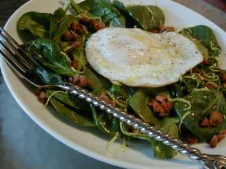 Warm Spinach and Sausage Salad