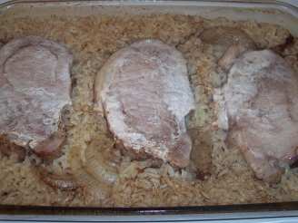 Decadent Pork Chops & Rice