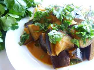 Spicy Stir-Fried Eggplant (Aubergine)