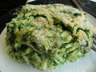Spinach Noodle Pudding
