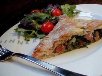 Sausage and Spinach Pastry Puffs