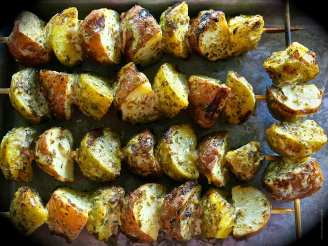 Skewered Grilled Red Potatoes
